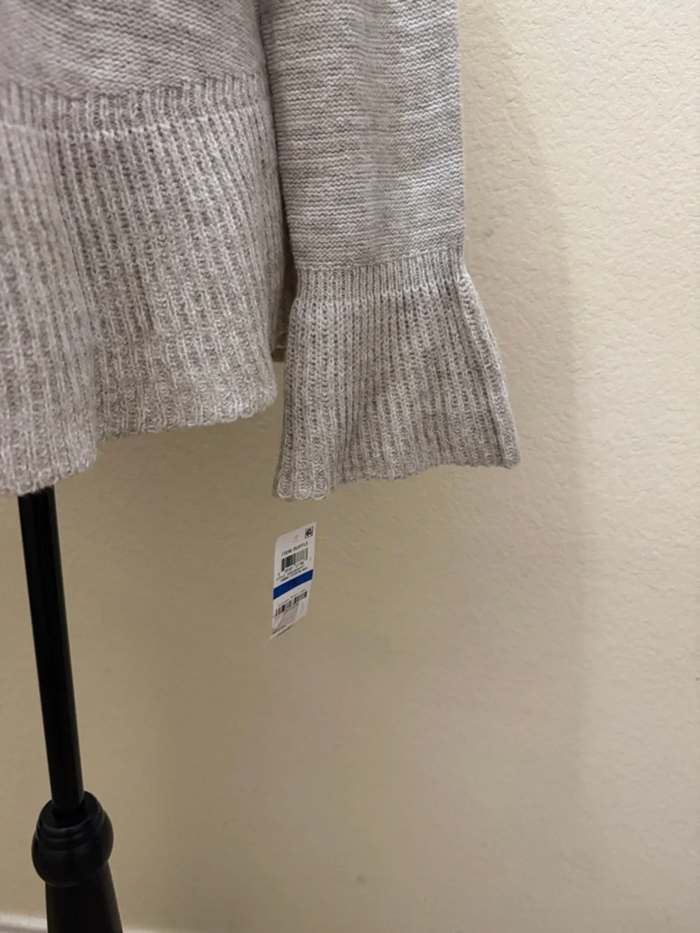 Style & Co. Light Beige Heather Knit Pullover - Picture 2 of 4